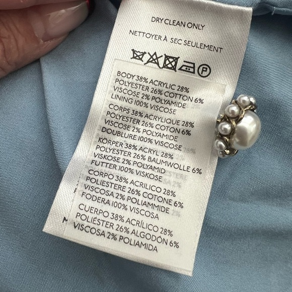 Maeve by Anthropology Sleeveless Tweed Blazer Mini Dress, size 8 & 10 - Picture 11 of 16